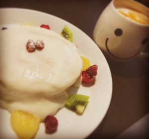 ココナッツパンケーキ