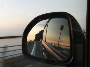 夕日